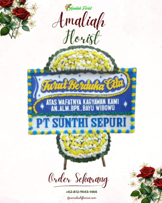 Papan Bunga Duka di Gelam Jaya