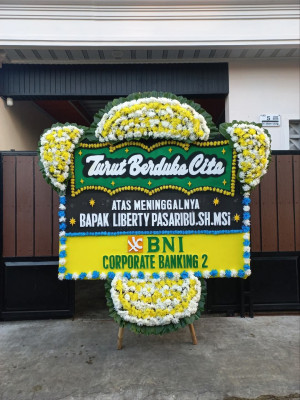 Papan Bunga Duka di Gelam Jaya